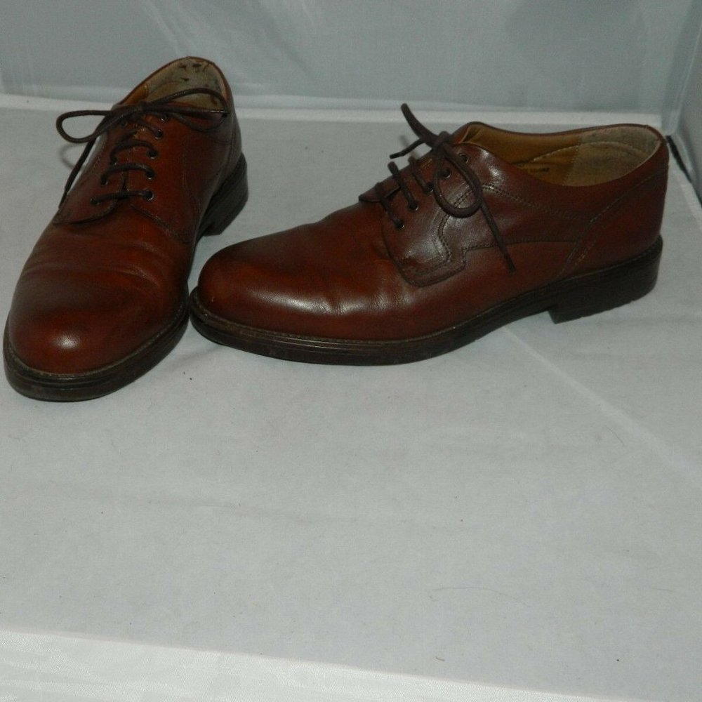 Florsheim Ease Mens Brown Lace Up Oxford Shoes 11D